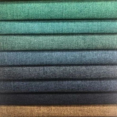 Hometextile Upholstery Linen Sofa Fabric Warp Knitted Custom Modern Style