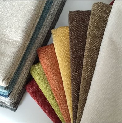 Chenille Velvet Sofa Upholstery Fabrics Brushed Pattern