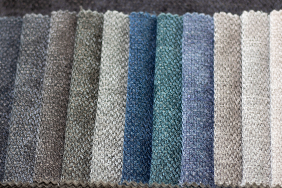 Dyed Furniture Upholstery Soft Chenille Sofa Fabric 370gsm