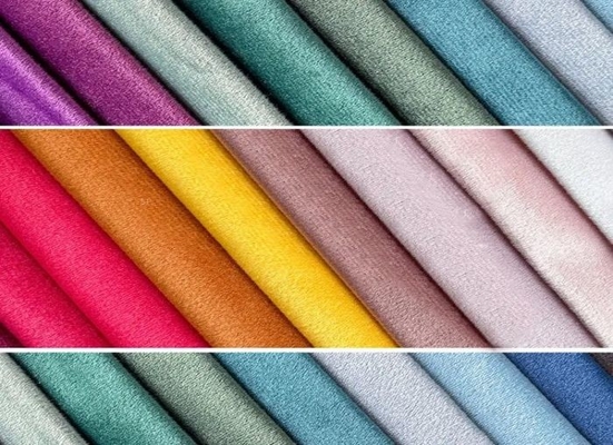 Hometextile Upholstery Velvet Sofa Fabric 100% Polyester DTY FDY 1mm Odvia Burn Out