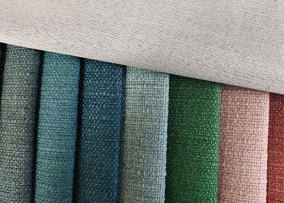 Heavy Weight Pure Linen Fabric 100% Polyester Cotton Linen Look Fabric