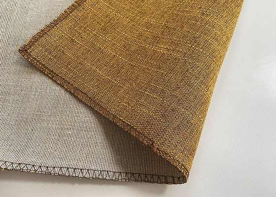 Tear Resistant Linen Sofa Fabric Modern 100 Polyester Upholstery Fabric