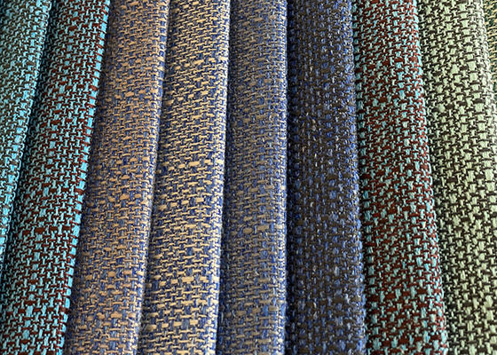 100% Poly Upholstery Sofa Fabric Anti Static Yarn Dyed Textile