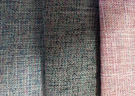 Woven Upholstery Sofa Fabric 260gsm Yarn Dyed 80% Polyester