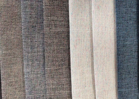 Woven Upholstery Sofa Fabric 260gsm Yarn Dyed 80% Polyester