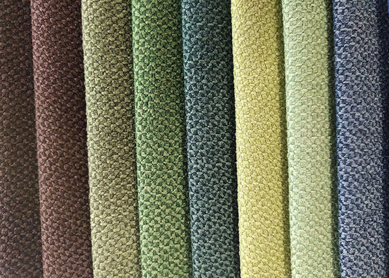 145cm Solid Color Upholstery Fabric RoHS Polyester Chenille Blend