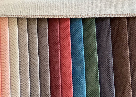 305gsm Plain Sofa Fabric Linen Rayon Polyester Tri Blend Fabric