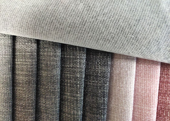 100% polyester fabric linen cotton fabric of many colors for furniture sofa