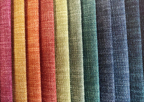 100% polyester fabric linen cotton fabric of many colors for furniture sofa