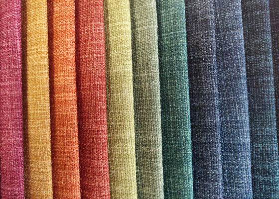 100% polyester fabric linen cotton fabric of many colors for furniture sofa