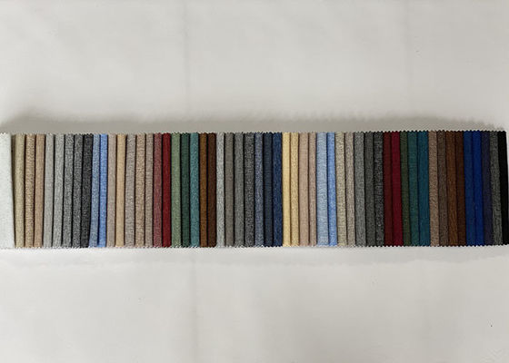 Encryption Doris Linen Sofa Fabric Pure Color 100% Polyester