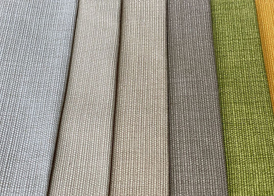 Shrink Resistant Linen Sofa Fabric 280gsm Polyester Furniture Textile