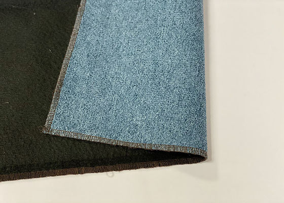 30cm 100 Polyester Upholstery Fabric , 300gsm Blue Chenille Upholstery Fabric
