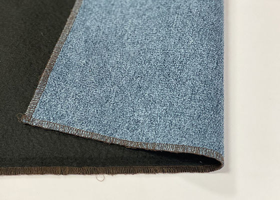 30cm 100 Polyester Upholstery Fabric , 300gsm Blue Chenille Upholstery Fabric