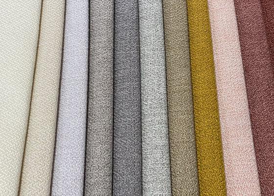 360cm Linen Sofa Fabric Textile 100% Polyester Anti Static