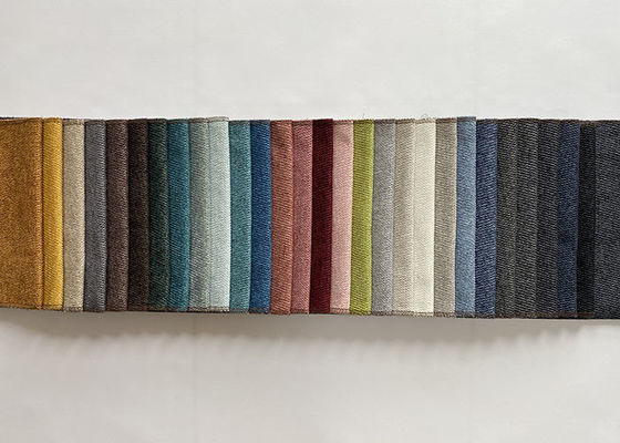 385cm Plain Linen Sofa Fabric 100% Polyester Home Textile
