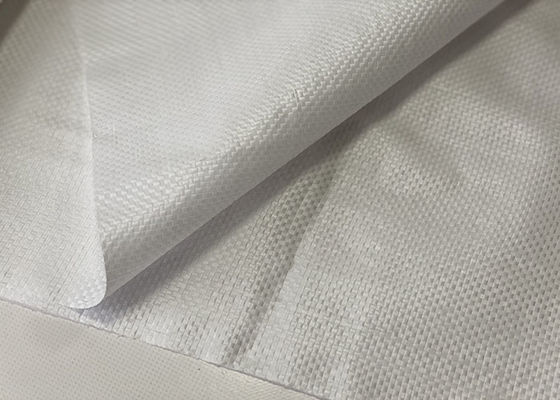 Breathable Recycled Ocean Plastic Fabric , Plain Laminated Polypropylene Fabric