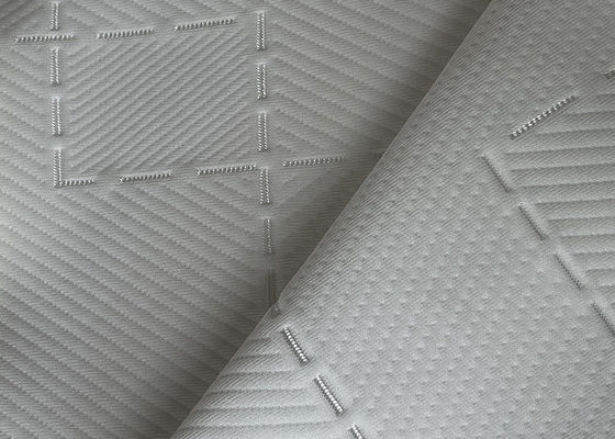 Yarn Dyed Polyester Mattress Fabric Jacquard 100 Polyester Knitted Fabric