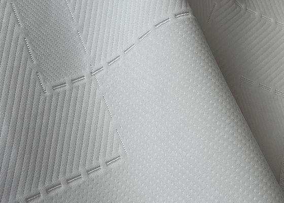 Yarn Dyed Polyester Mattress Fabric Jacquard 100 Polyester Knitted Fabric