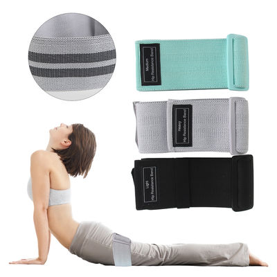 Gray Latex Yoga Stretching Strap Rehabilitation Training Belt Bands