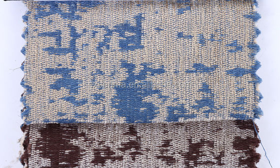Shaggy Jacquard Chenille Upholstery Fabric 100% Polyester