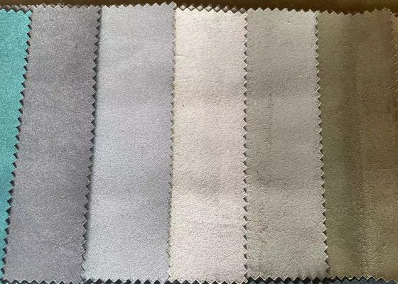 100% Poly Leather Look Velvet Suede Fabric For Sofa Upholstery