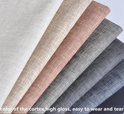 Synthetic WaterProof Faux Linen Fabric For Sofa Car Cushion And Seat Cover