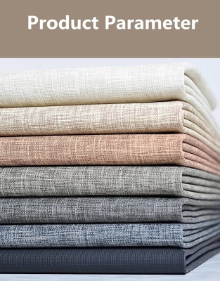 Synthetic WaterProof Faux Linen Fabric For Sofa Car Cushion And Seat Cover