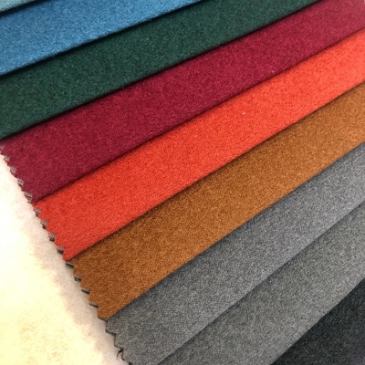 100% Polyester Velvet Sofa Fabric Warp Knitting Imitation Suede