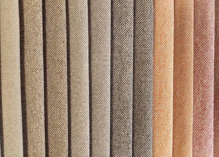 100% Polyester automobile seat cover sofa multicolor linen fabric  yarn-dyed fabric