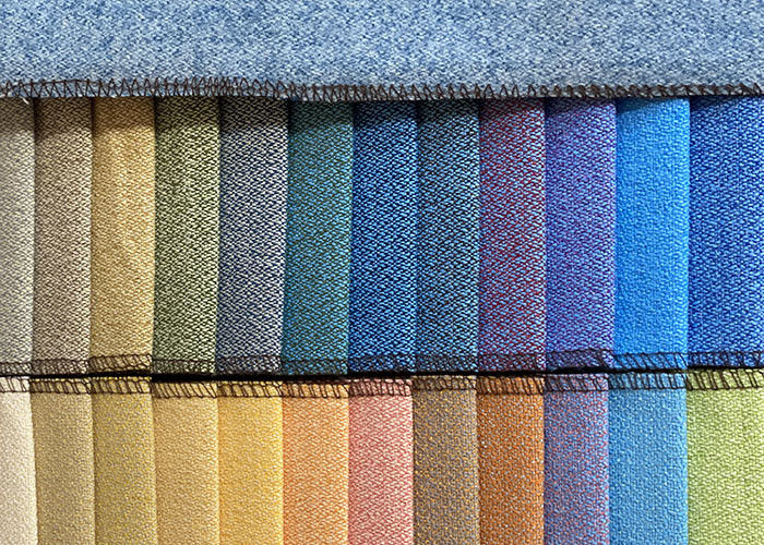 Plain Dyed Upholstery Sofa Fabric Colored Cloth Pure Polyester