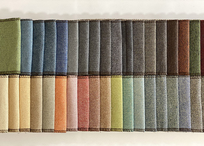 YARN DYED fabric 100% polyester fabric linen cotton fabric of many colors for furniture sofa