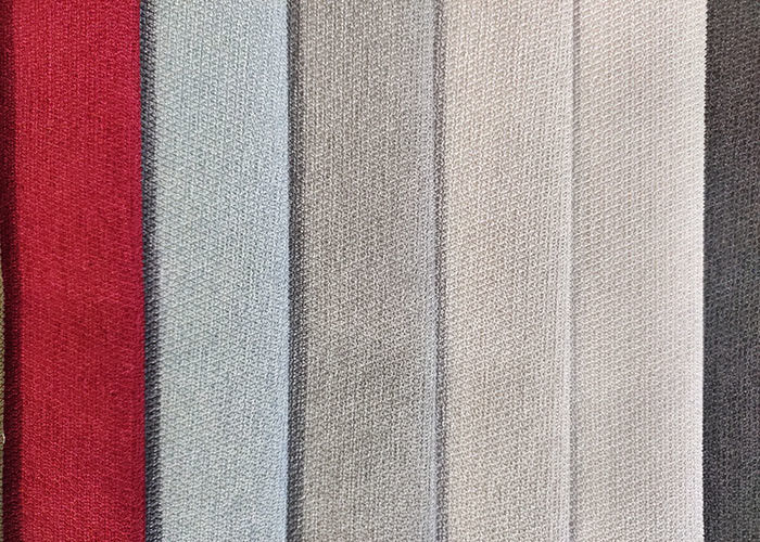 Heavyweight Polyester Velvet Upholstery Fabric , Plain Suede Velvet Fabric