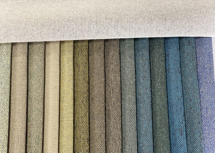 free sample  polyester upholstery sofa linen fabric Home Textile Furnishing Curtain Carpet Sofa Cover YARN DYED