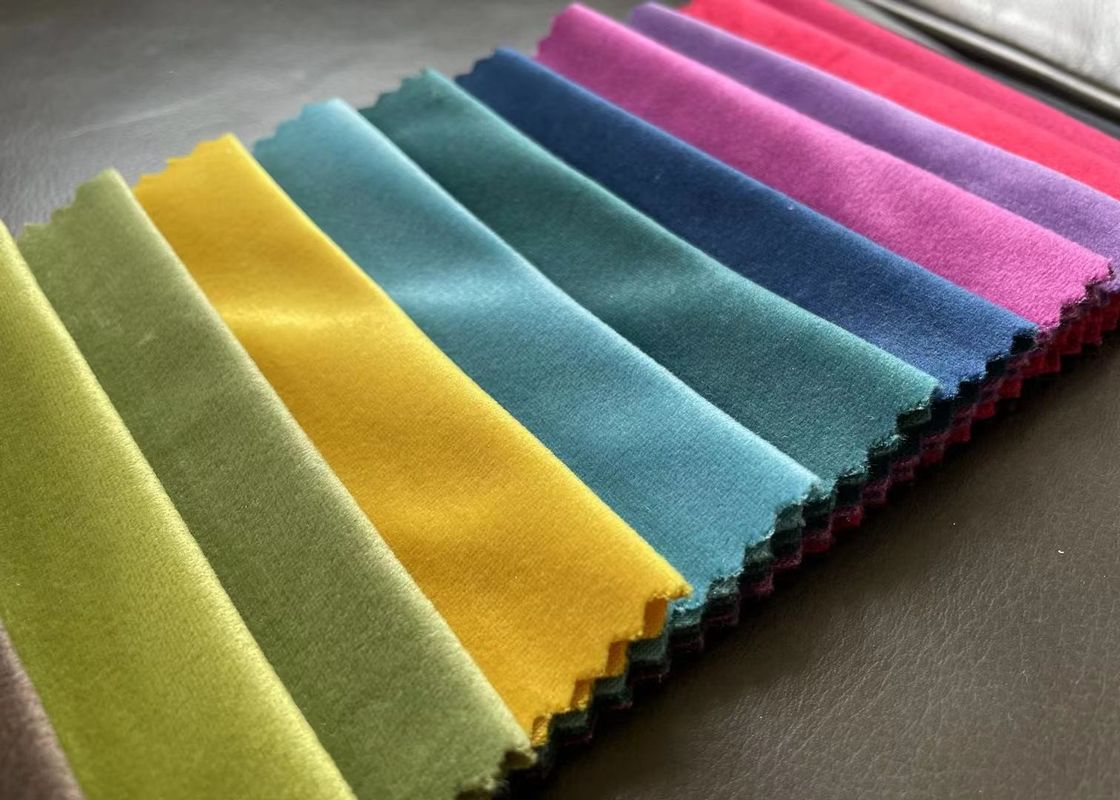 Home Textile Felpa Fabric , 360gsm Holland Velvet Fabric
