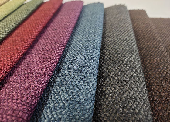 100% Polyester Linen Sofa Fabric TUV 142cm Woven Textile