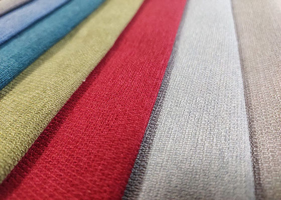 Dyed 100 Polyester Woven Fabric Solid Color Coarse Linen Slub Fabric