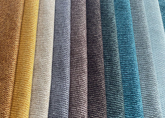 385cm Plain Linen Sofa Fabric 100% Polyester Home Textile