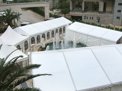 White Waterproof Tent Tarp Cover , 5m Heavy Duty Roof Tarps
