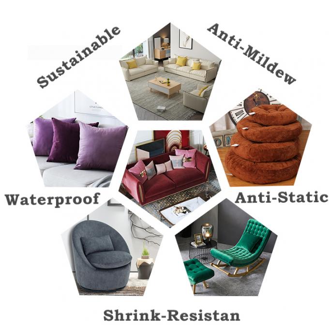 Waterproof Eco Friendly Upholstery Fabric Yarn Dyed Modern Curtain Fabric